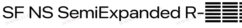 SF NS SemiExpanded R字体转换 SF NS SemiExpanded R字体转换